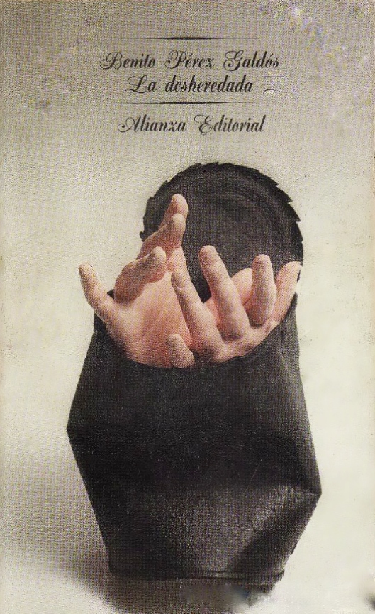 Portada de "La desheredada", diseño de Daniel Gil para Alianza Editorial, Madrid (1987).